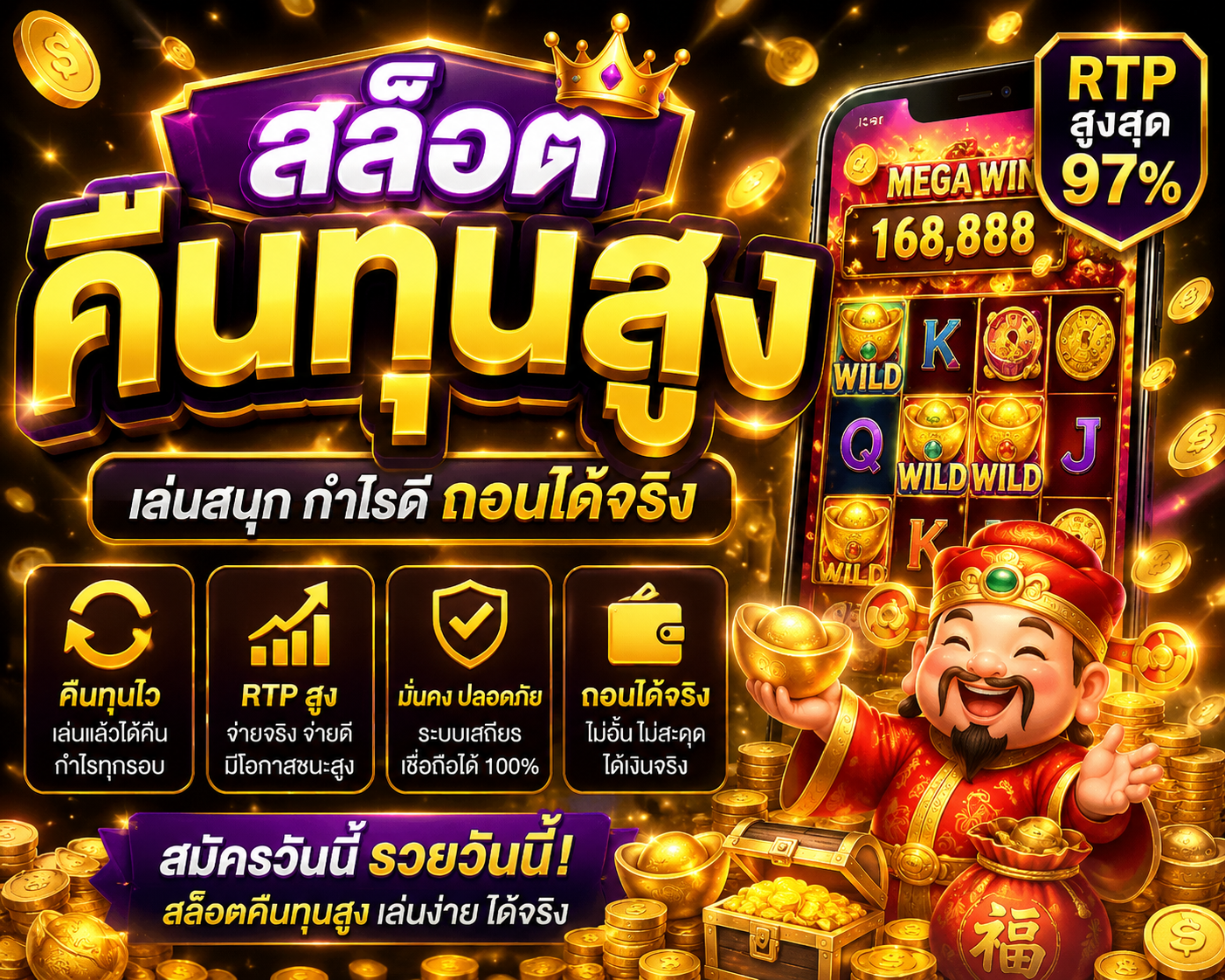 สล็อตคืนทุนสูง
